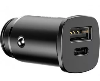 Автомобильное зарядное устройство Baseus Square PPS Universal Smart Car PD 3.0 QC 4.0+ 30W (CCALL-AS01) Black