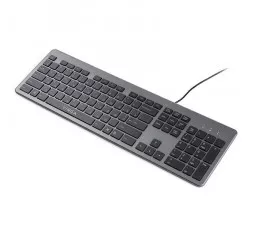 Клавиатура Vinga KB735 black-grey