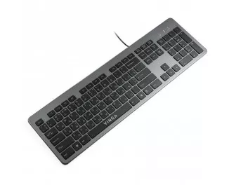 Клавиатура Vinga KB735 black-grey