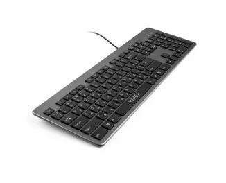 Клавиатура Vinga KB735 black-grey