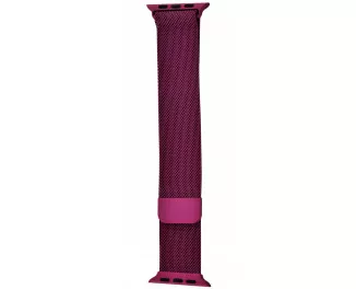 Металлический ремешок для Apple Watch 42/44 mm Milanese Loop Bordo