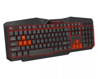 Клавиатура Esperanza EGK201 Red USB LED