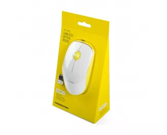 Мышь беспроводная Modecom MC-WM112 White/Yellow (M-MC-WM112-290)