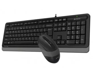Клавиатура и мышь A4Tech F1010 Black/Grey USB