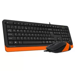 Клавиатура и мышь A4Tech F1010 Black/Orange USB