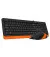 Клавиатура и мышь A4Tech F1010 Black/Orange USB
