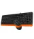 Клавиатура и мышь A4Tech F1010 Black/Orange USB