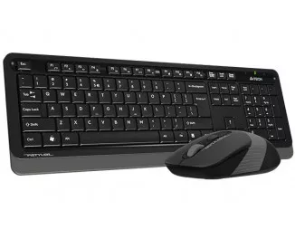 Клавиатура и мышь беспроводная A4Tech FG1010 Black/Grey USB