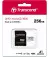 Карта памяти microSD 256Gb Transcend class 10 UHS-I + SD адаптер (TS256GUSD300S-A)
