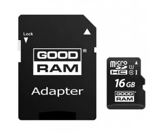 Карта памяти microSD 16Gb GOODRAM Class 10 (M1AA-0160R12)