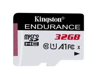 Карта памяти microSD 32Gb Kingston class 10 UHS-I U1 A1 High Endurance (SDCE/32GB)