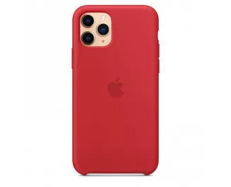 Чехол для Apple iPhone 11 Pro  Silicone Case Red