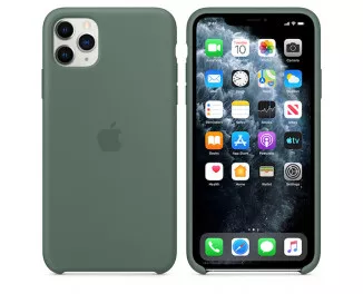 Чохол для Apple iPhone 11 Pro Max Silicone Case Pine green