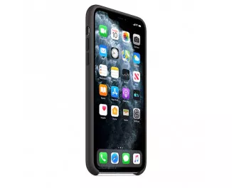Чехол для Apple iPhone 11 Pro Max  Apple Silicone Case Black (MX002)