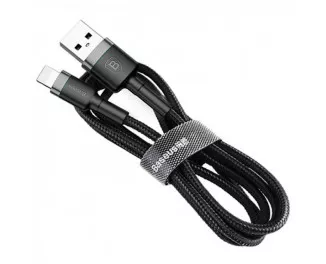 Кабель microUSB > USB Baseus Cafule Cable 2.4A 1.0m (CAMKLF-BG1) Black/Gray