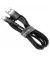 Кабель microUSB > USB Baseus Cafule Cable 2.4A 1.0m (CAMKLF-BG1) Black/Gray