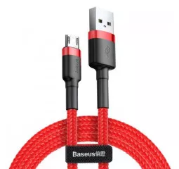 Кабель microUSB > USB  Baseus Cafule Cable 2.4A 1.0m (CAMKLF-B09) Red