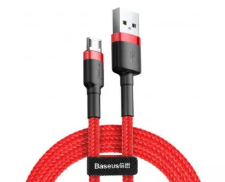Кабель microUSB > USB  Baseus Cafule Cable 2.4A 1.0m (CAMKLF-B09) Red