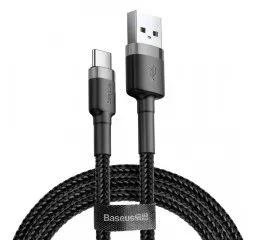 Кабель USB Type-C > USB  Baseus Cafule Cable 2.0A 2.0m (CATKLF-CG1) Black/gray