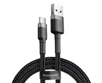 Кабель USB Type-C > USB  Baseus Cafule Cable 2.0A 2.0m (CATKLF-CG1) Black/gray