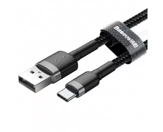 Кабель USB Type-C > USB  Baseus Cafule Cable 2.0A 2.0m (CATKLF-CG1) Black/gray
