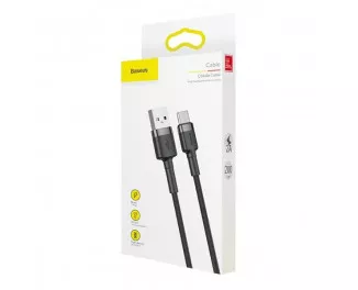 Кабель USB Type-C > USB  Baseus Cafule Cable 2.0A 2.0m (CATKLF-CG1) Black/gray
