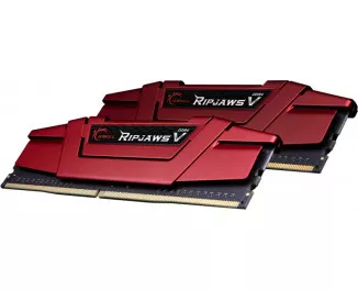 Оперативная память DDR4 32 Gb (3600 MHz) (Kit 16 Gb x 2) G.SKILL Ripjaws V Red (F4-3600C19D-32GVRB)