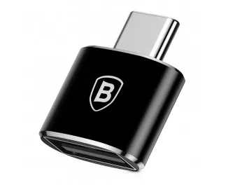 Переходник Baseus Adapter USB/USB-C (CATOTG-01) Black