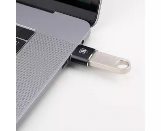 Переходник Baseus Adapter USB/USB-C (CATOTG-01) Black