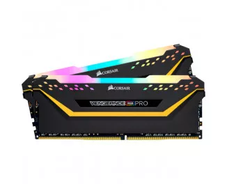 Оперативная память DDR4 16 Gb (3200 MHz) (Kit 8 Gb x 2) Corsair Vengeance RGB Pro Black (CMW16GX4M2C3200C16)