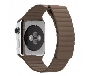 Кожаный ремешок для Apple Watch 38/40 mm Leather Loop /dark brown