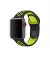 Силиконовый ремешок для Apple Watch 38/40 mm Nike Sport Band /Black&Volt