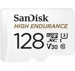 Карта памяти microSD 128Gb SanDisk High Endurance C10 UHS-I U3 V30 (SDSQQNR-128G-GN6IA)