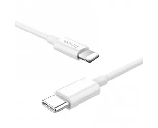 Кабель Lightning > USB Type-C  hoco X36 Swift PD 1.0m /white
