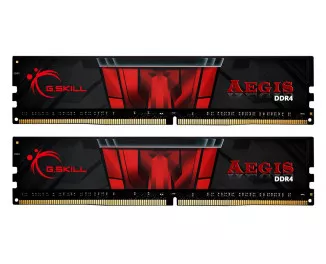 Оперативная память DDR4 32 Gb (3200 MHz) (Kit 16 Gb x 2) G.SKILL Aegis (F4-3200C16D-32GIS)