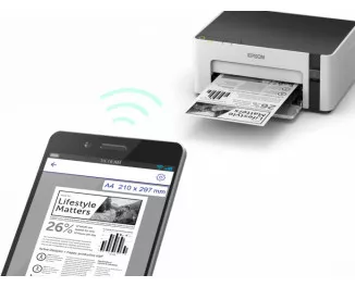 Принтер струйный Epson M1120 с Wi-Fi (C11CG96405)