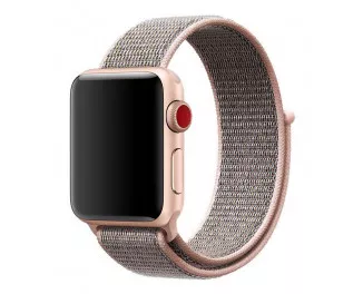 Нейлоновый ремешок для Apple Watch 42/44 mm Sport Loop Pink Sand