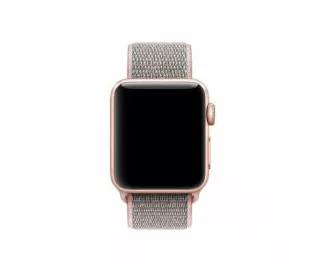 Нейлоновий ремінець для Apple Watch 44/45/46 mm Sport Loop Pink Sand