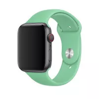 Силиконовый ремешок для Apple Watch 44/45/46 mm Apple Sport Band Spearmint (MV792)