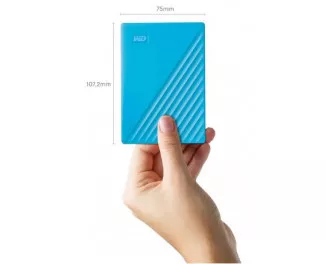 Внешний жесткий диск 2 TB WD My Passport Blue (WDBYVG0020BBL)