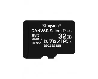 Карта памяти microSD 32Gb Kingston Canvas Select Plus UHS-I Class 10 (SDCS2/32GBSP)