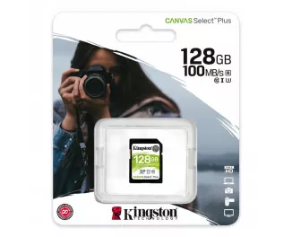Карта пам'яті SD 128GB Kingston Canvas Select Plus UHS-I/U3 Class 10 (SDS2/128GB)