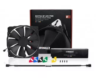 Кулер для корпуса Noctua NF-A20 PWM CHROMAX.BLACK.SWAP