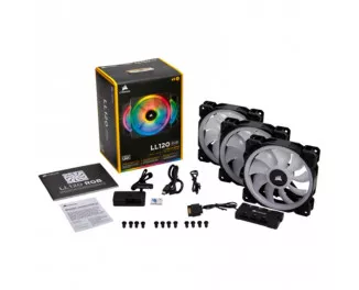 Кулер для корпусу Corsair LL120 RGB 3 Fan Pack (CO-9050072-WW)