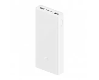 Портативный аккумулятор Xiaomi Mi Power Bank 3 20000mAh White (PLM18ZM, VXN4258CN)
