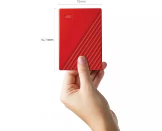 Внешний жесткий диск 2 TB WD My Passport Red (WDBYVG0020BRD)