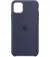 Чехол для Apple iPhone 11 Pro Max  Silicone Case Midnight blue