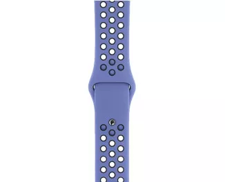 Силиконовый ремешок для Apple Watch 38/40 mm Sport Nike+ /Royal Pulse&Black