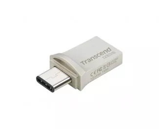 Флешка USB Type-C 128Gb Transcend JetFlash 890 Silver (TS128GJF890S)