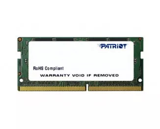 Память для ноутбука SO-DIMM DDR4 4 Gb (2400 MHz) Patriot Signature Line (PSD44G240082S)